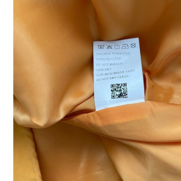 Trendiano Large Yellow Utility Windbreaker Hooded Techwear Jacket Streetwear - Picture 8 of 12